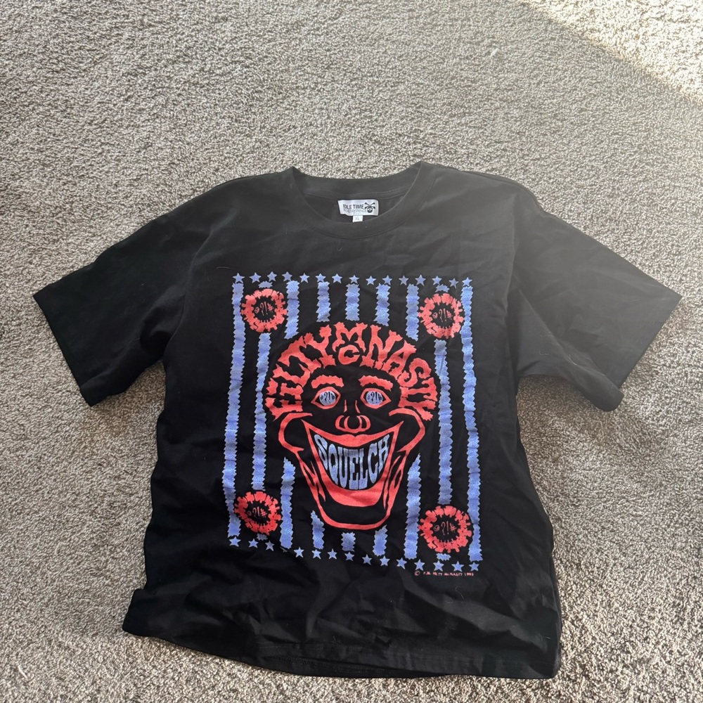 idle time cropped graphic tee men’s L